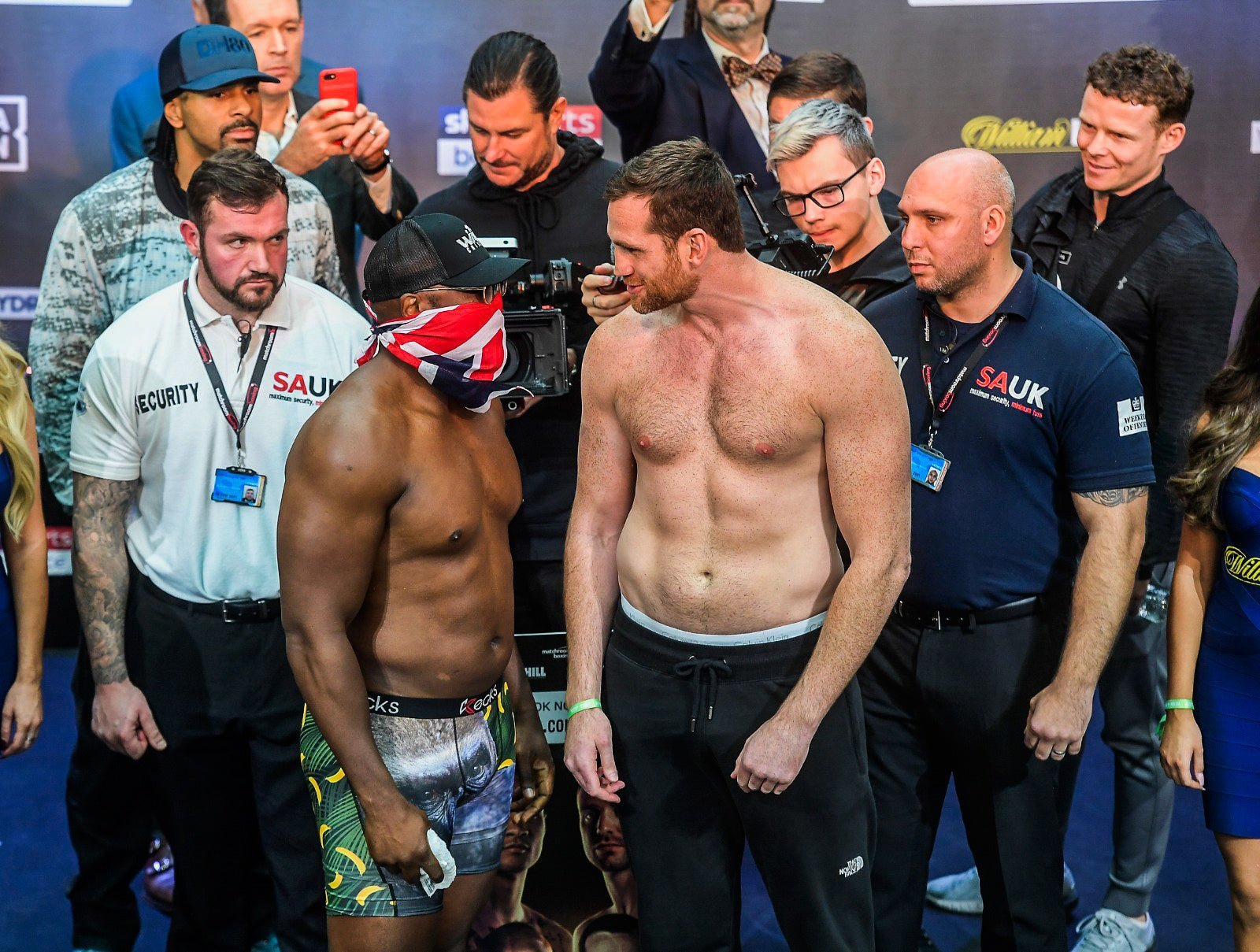 Derek Chisora takes to the stage in his Kecks - Kecks