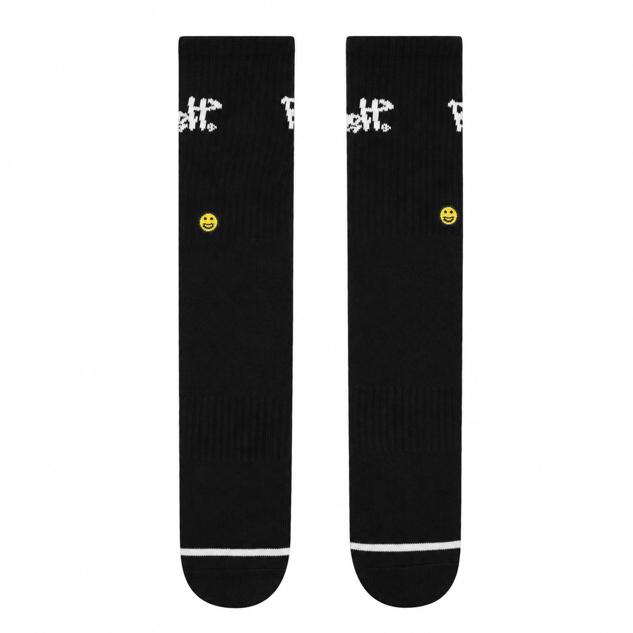 Black Stuss Crew Sock
