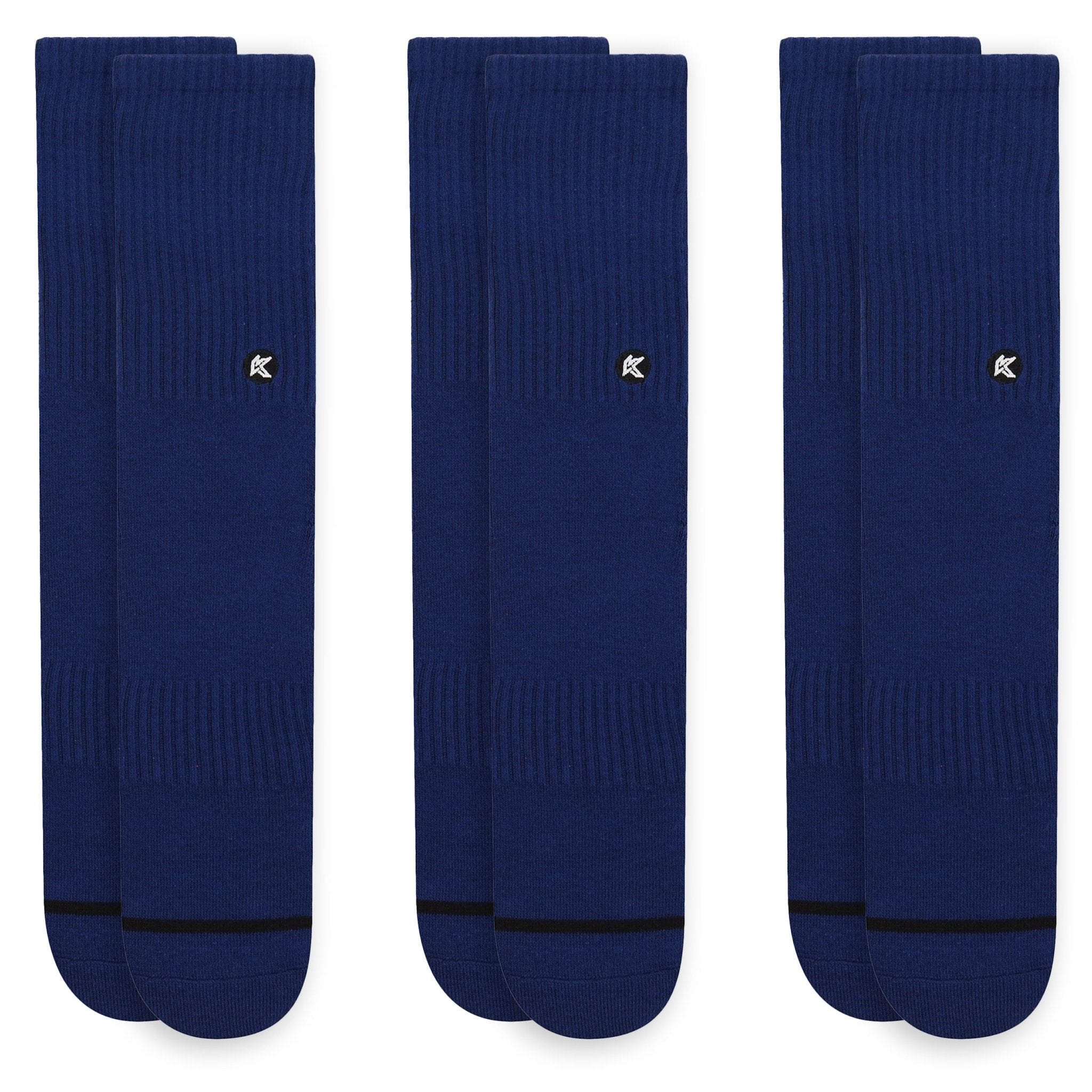3 Pack Cobalt Crew Sock - Kecks