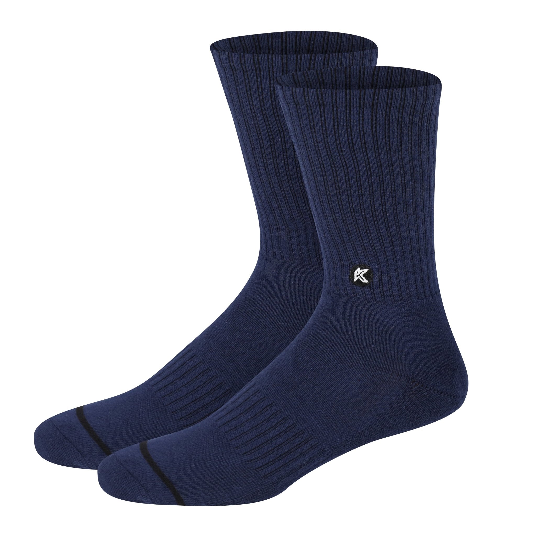 3 Pack Petrol Blue Crew Sock - Kecks