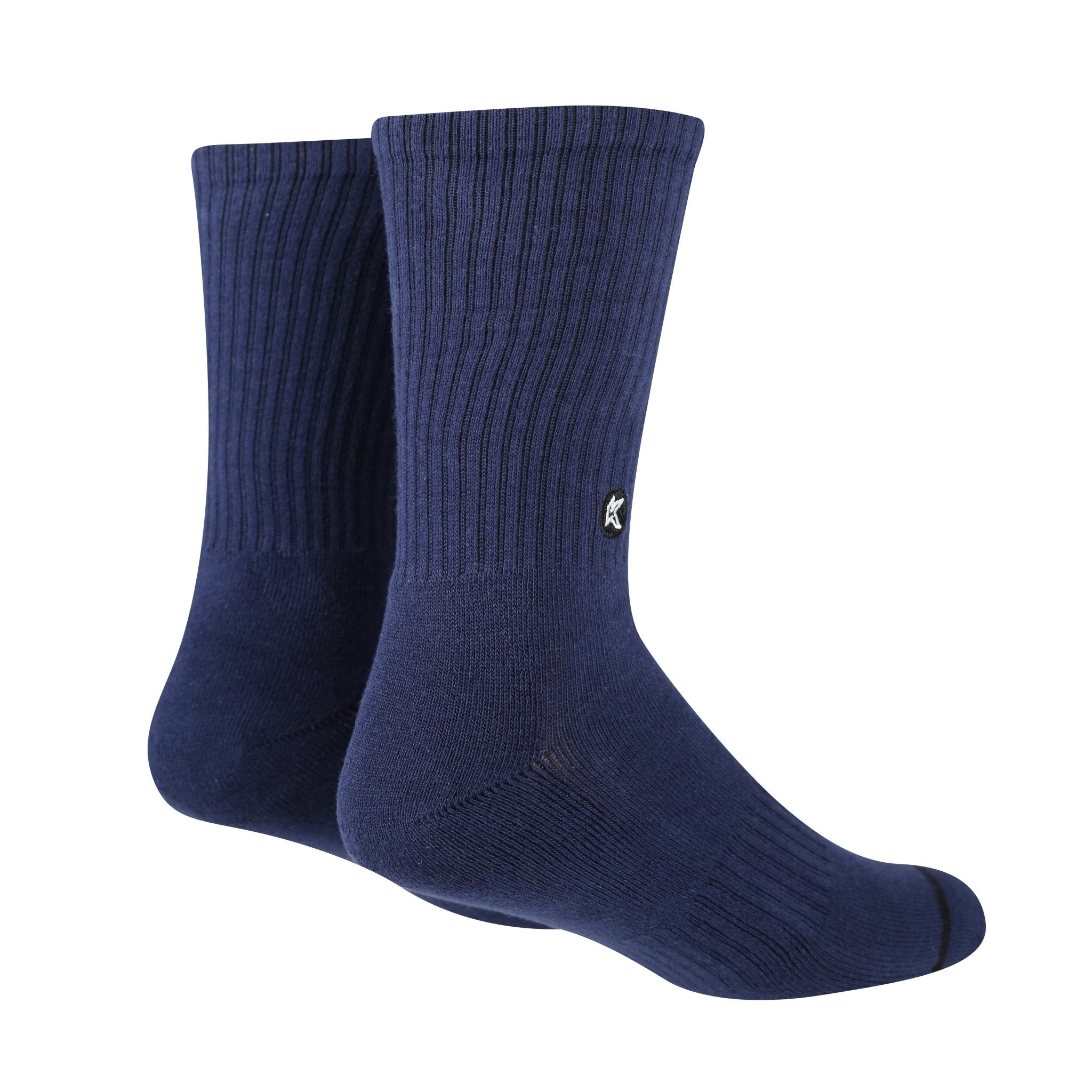 3 Pack Petrol Blue Crew Sock - Kecks