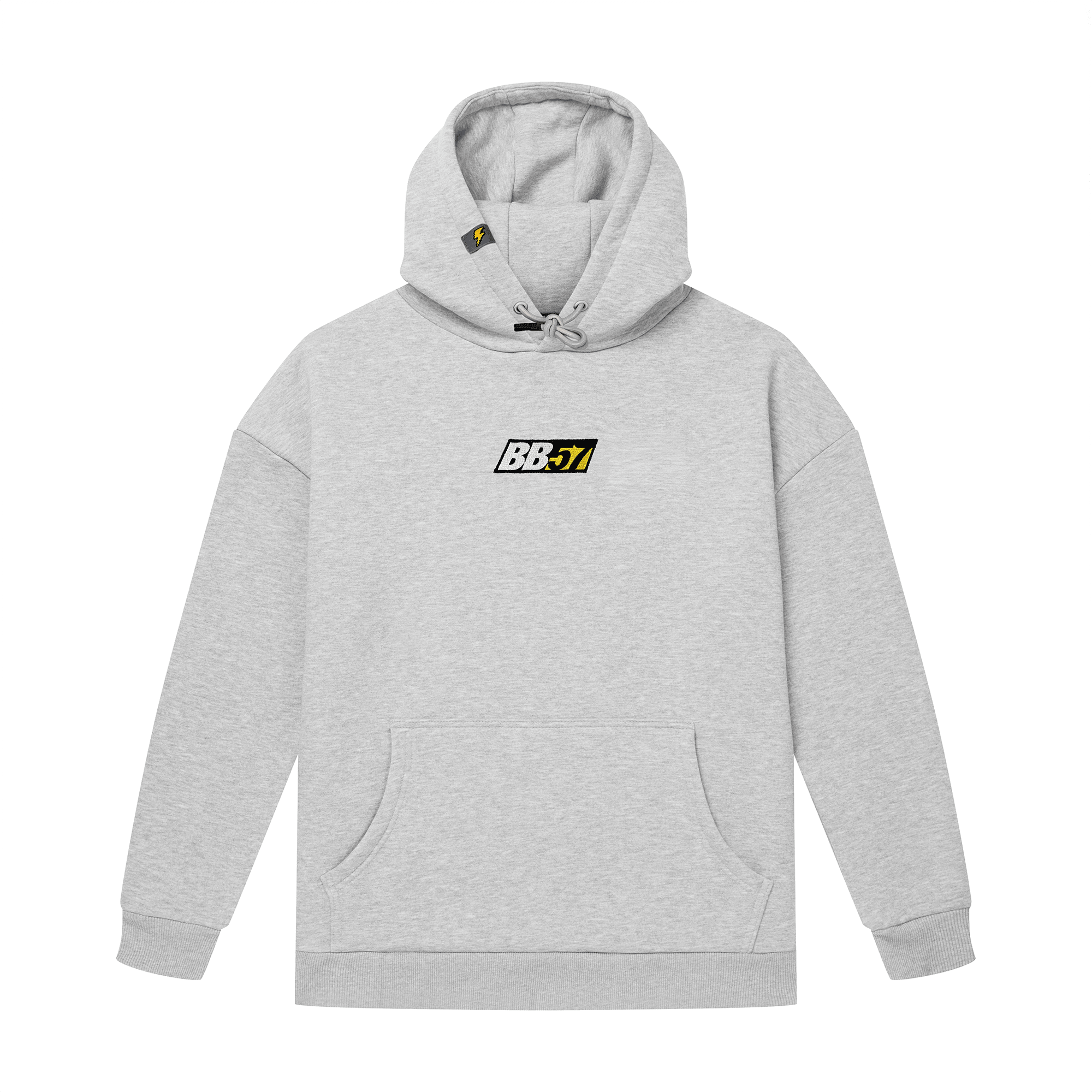 57 Box Logo Hoodie - Grey - Kecks