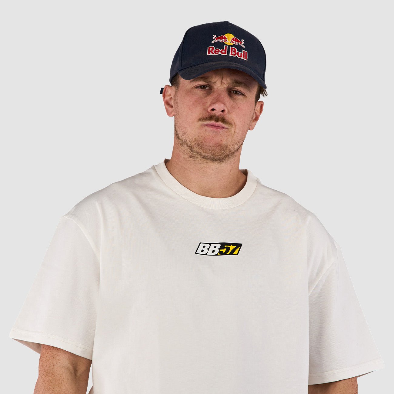 57 Box Logo T-Shirt - White - Kecks