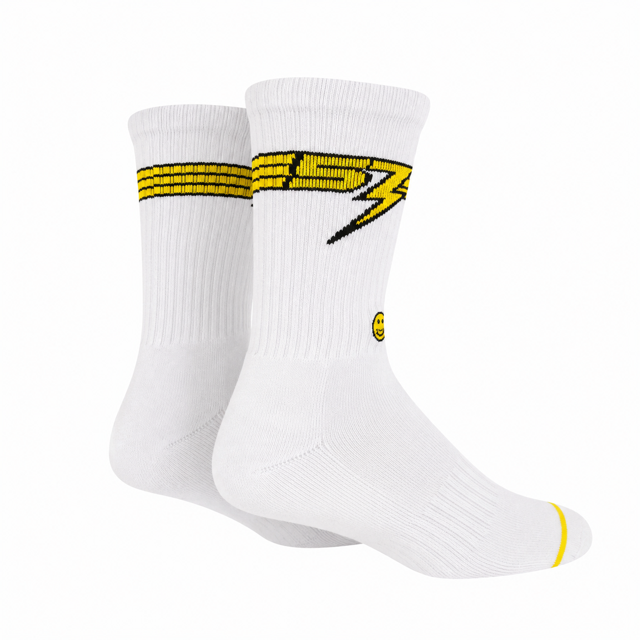 57 Flash Crew Sock - White