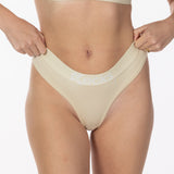 Nude Modal Thong