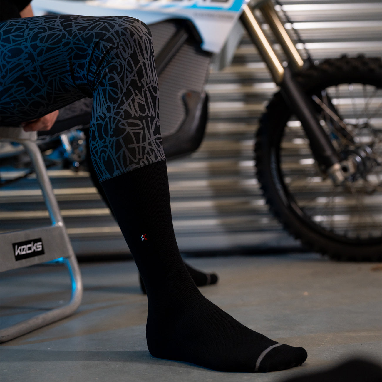 Scribble Moto Sock