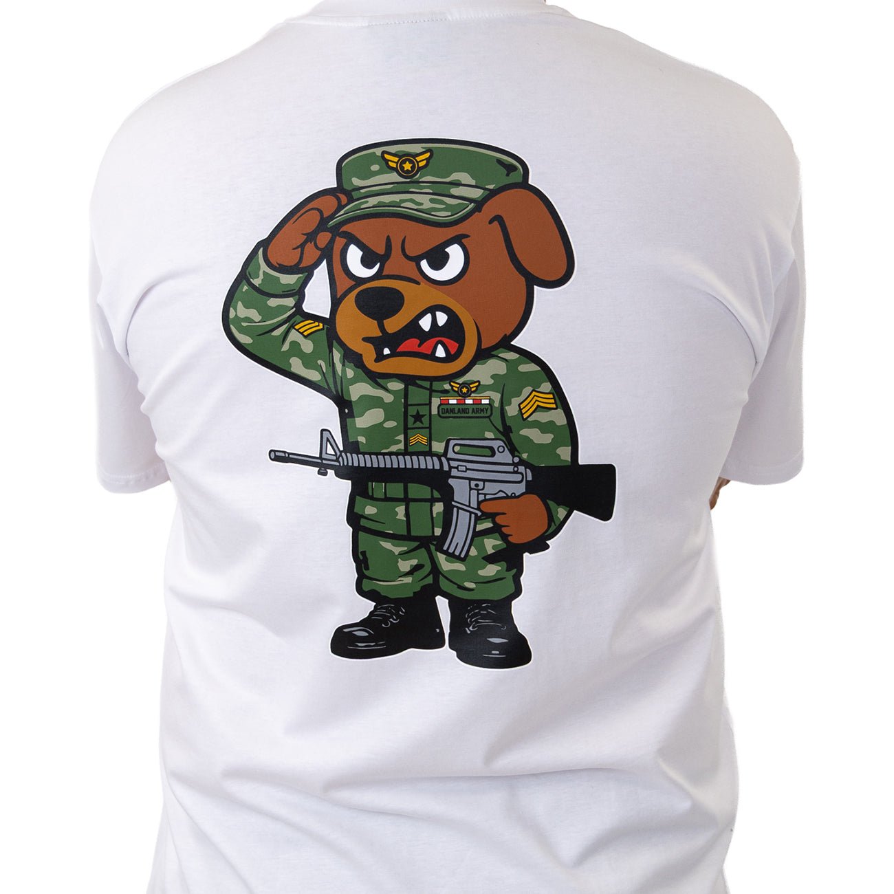 Army T Shirt White - Kecks
