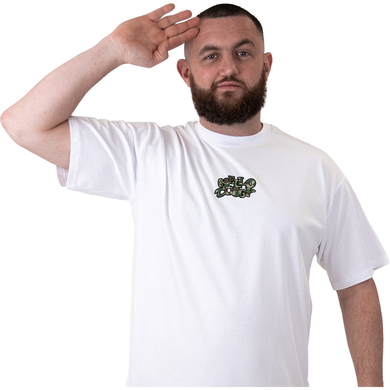 Army T Shirt White - Kecks