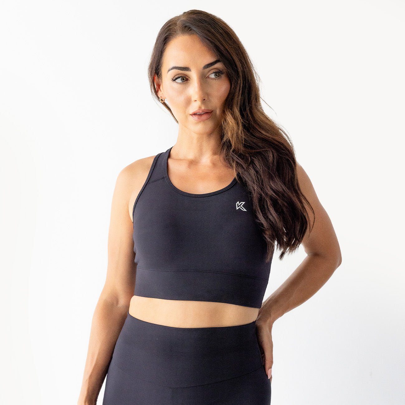 Black Active Sports Bra - Kecks