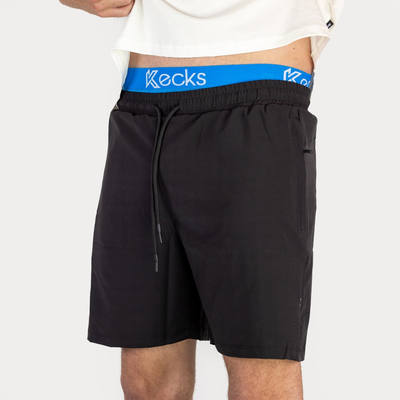 Black Mens Tech Short - Kecks