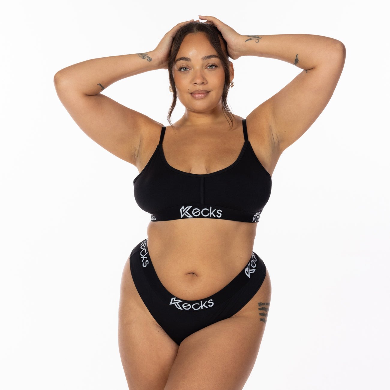 Black Modal Lounge Bralette - Kecks