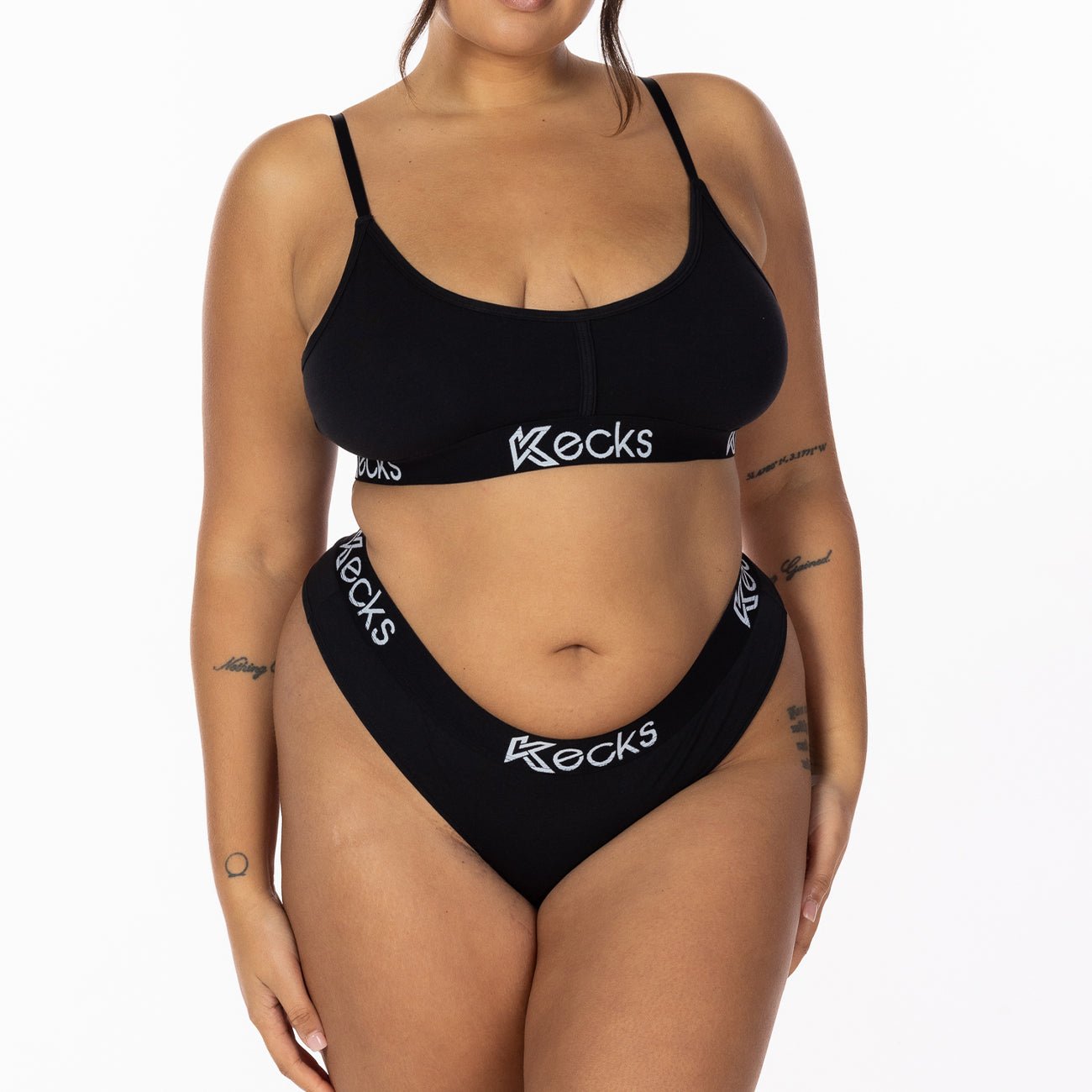 Black Modal Lounge Bralette - Kecks