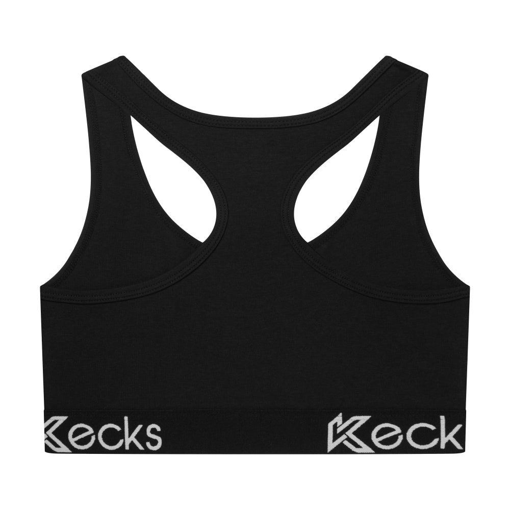 Black Modal Sports Bralette - Kecks