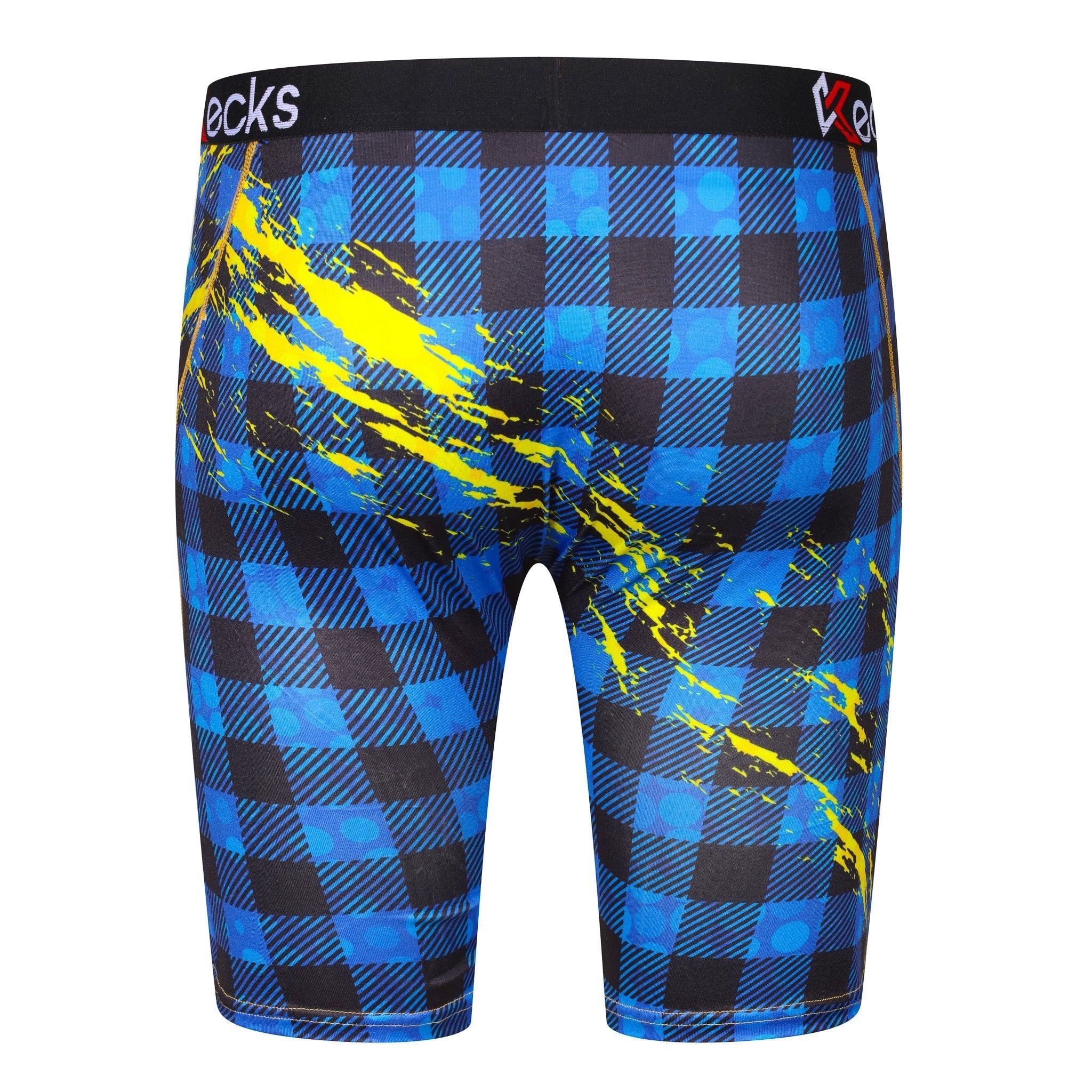 Blue Flannel Mens Boxer Shorts - Kecks