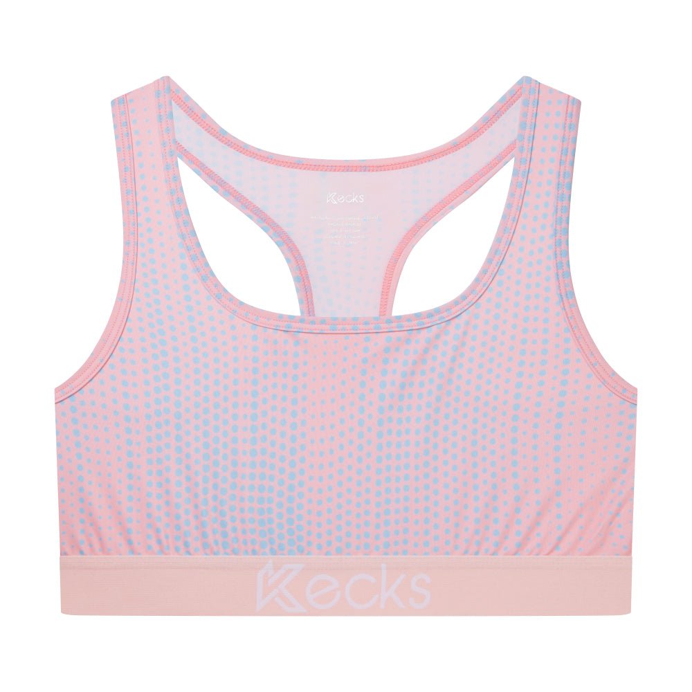 Blush Dot Sports Bralette - Kecks