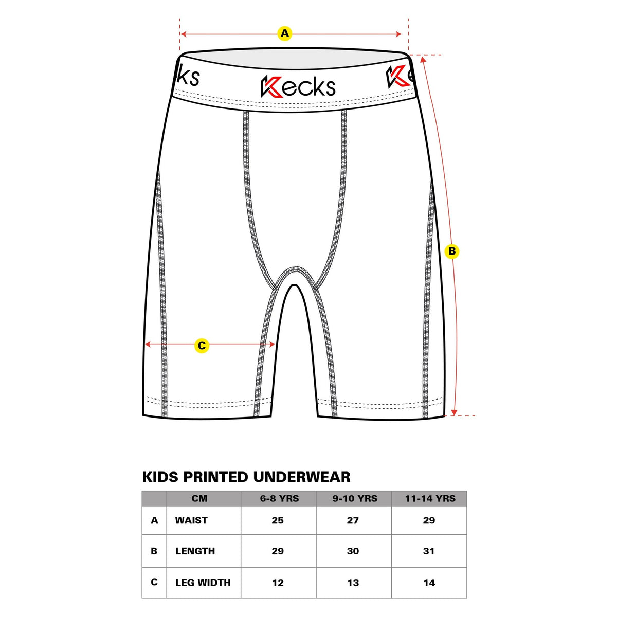 Boys Size Chart