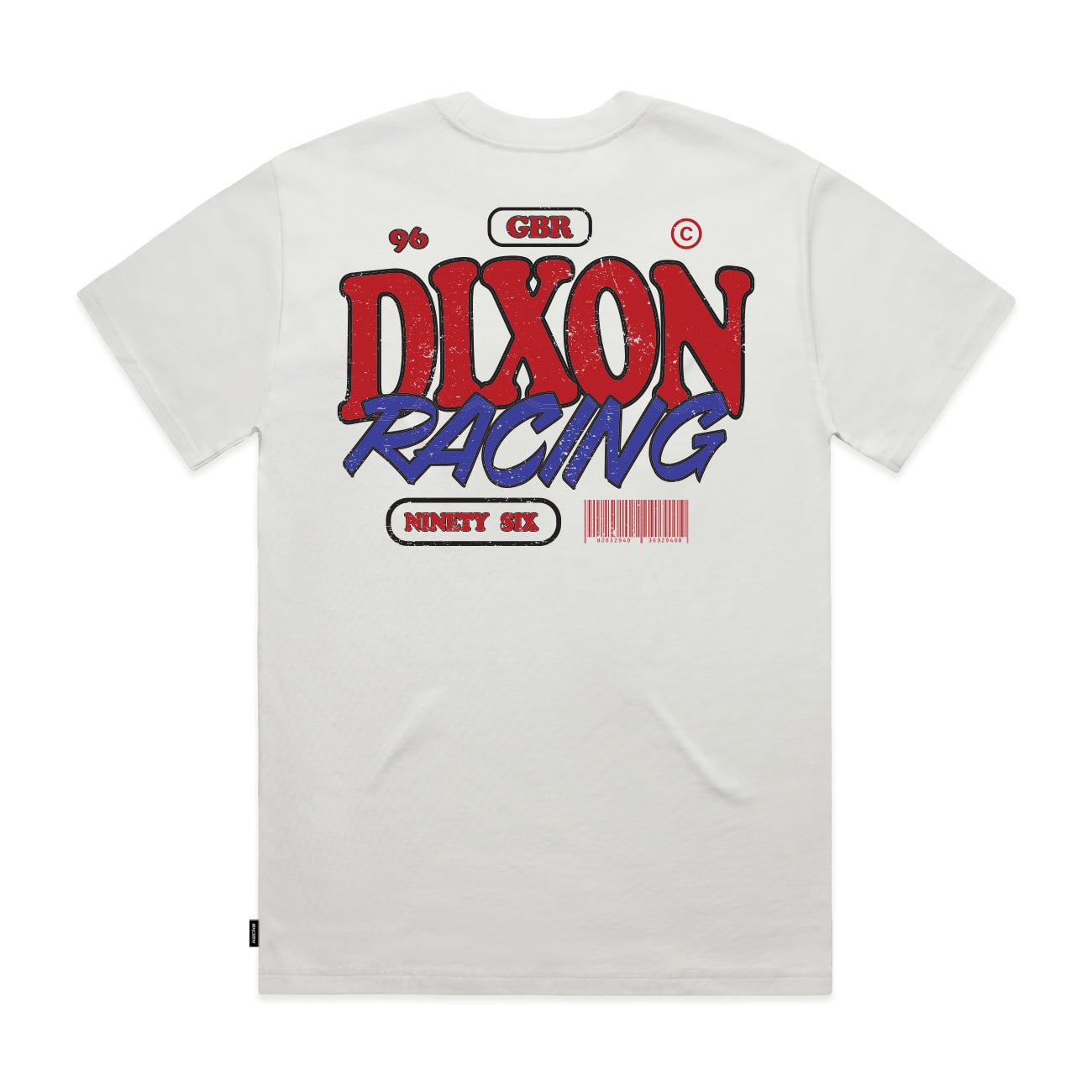 Dixon Racing Tee White - Kecks