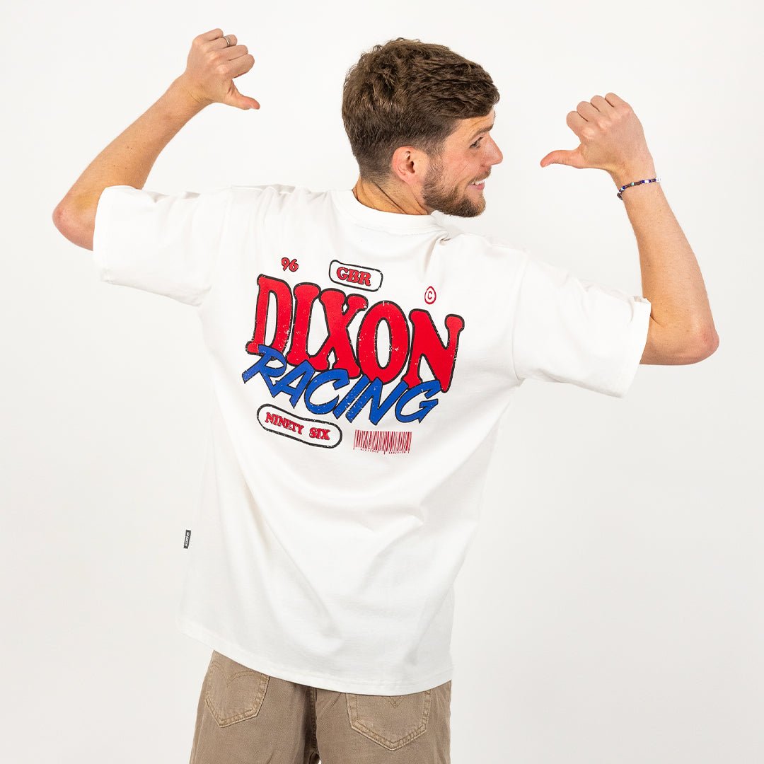 Dixon Racing Tee White - Kecks