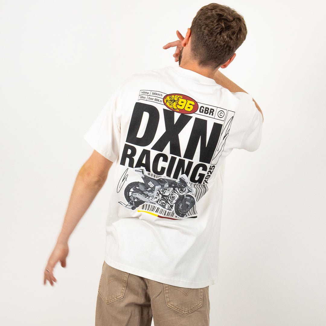 DXN Headlines Tee White - Kecks