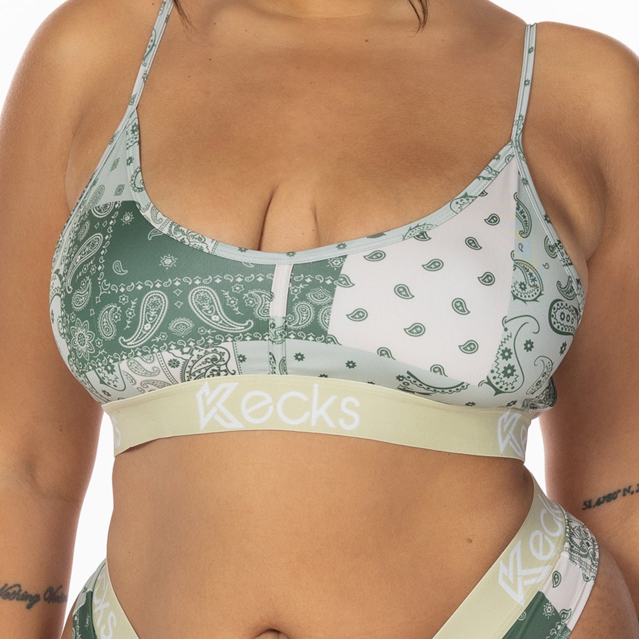 Forest Paisley Lounge Bralette - Kecks
