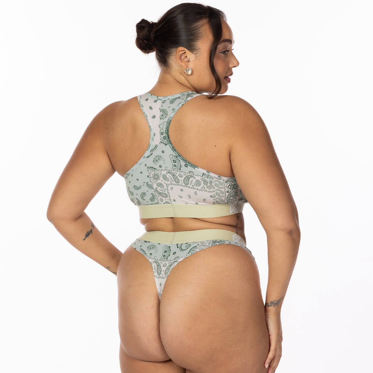 Forest Paisley Sports Bralette - Kecks