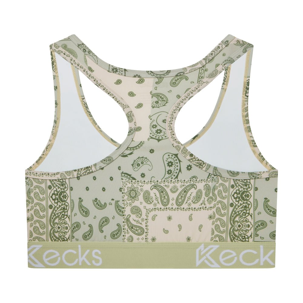 Forest Paisley Sports Bralette - Kecks