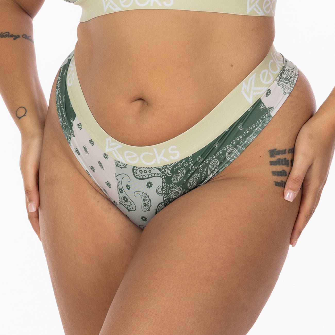 Forest Paisley Thong - Kecks