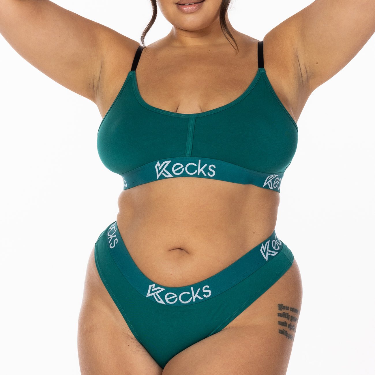 Green Modal Lounge Bralette - Kecks