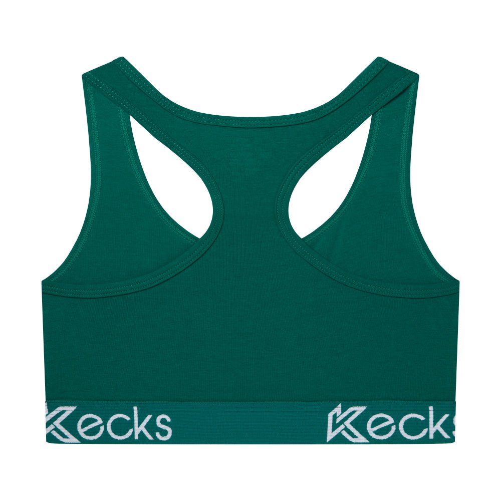 Green Modal Sports Bralette - Kecks