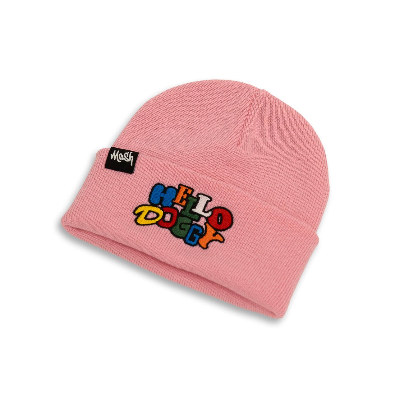 Hello Doggy Pink Beanie Hat - Kecks