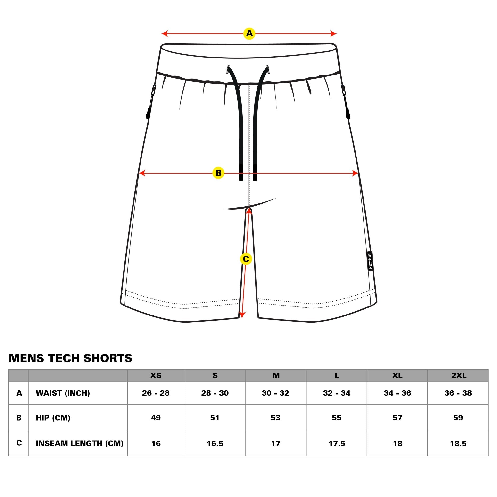 Hitt Mens Tech Short - Kecks