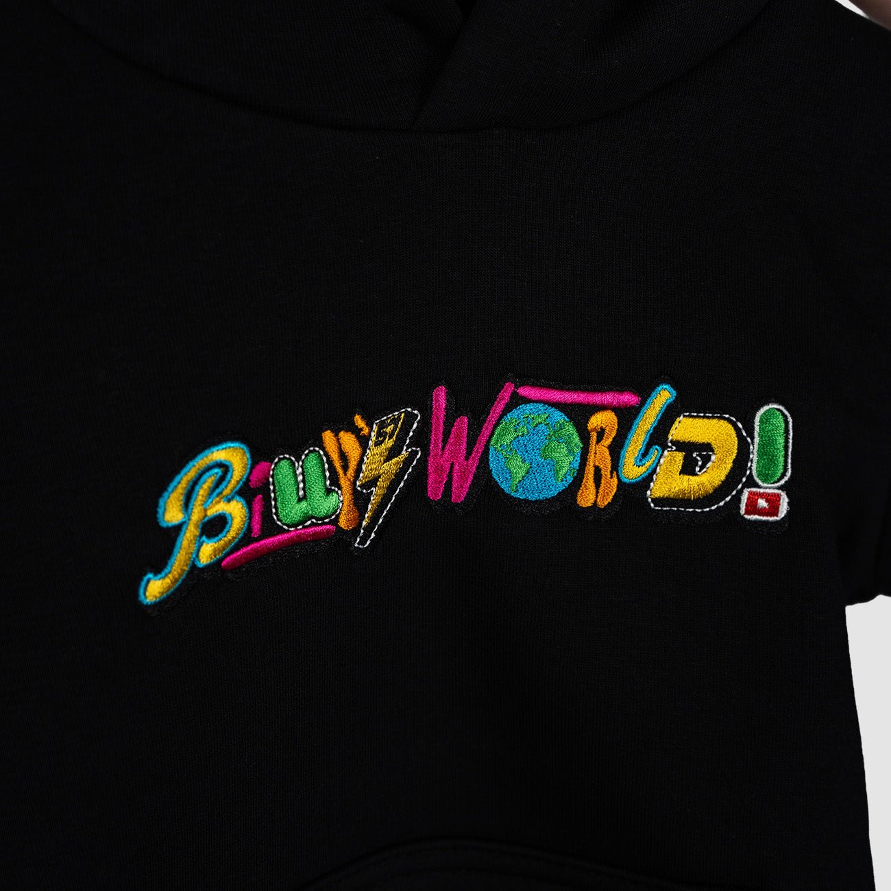 Kids Billys World Hoodie - Black - Kecks