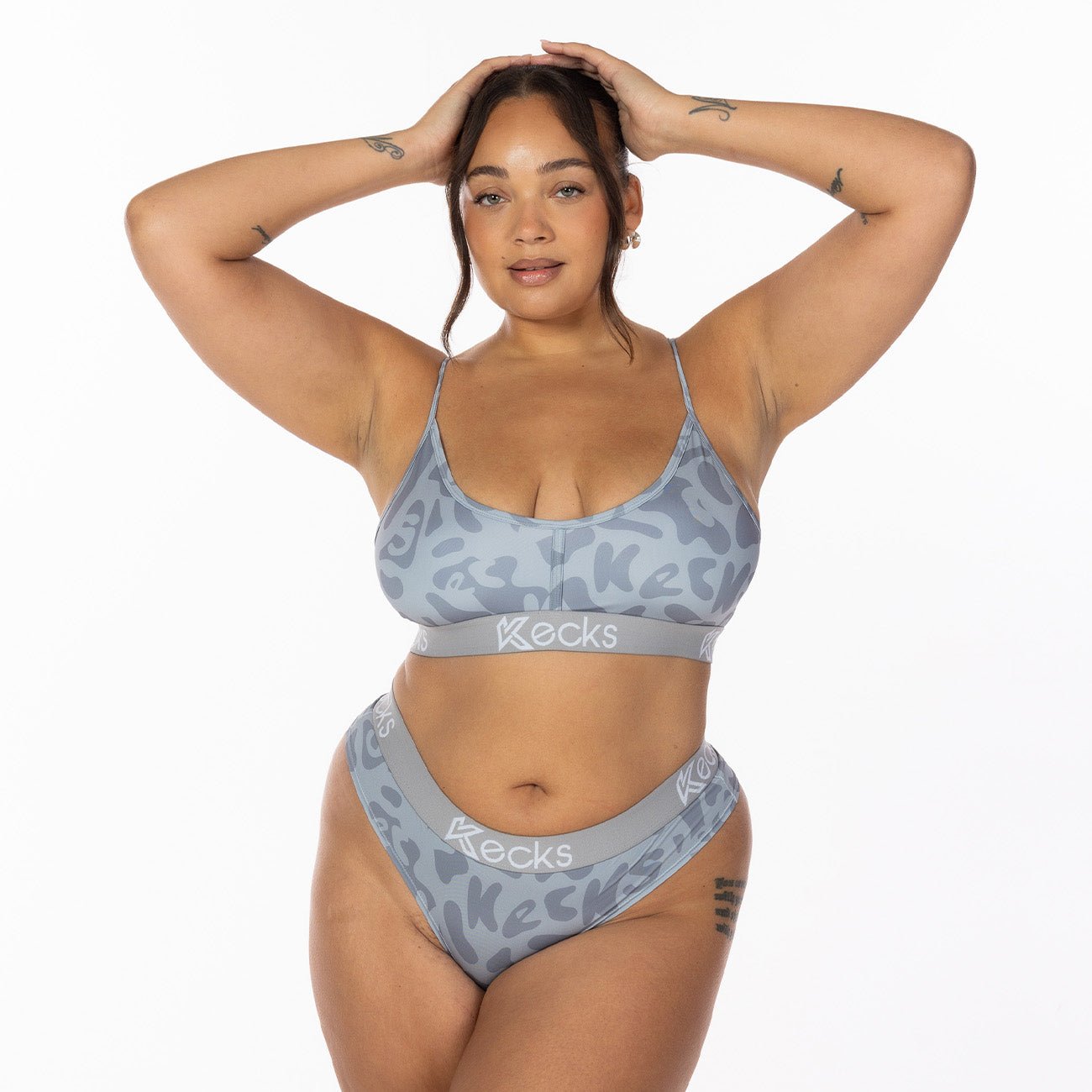 Liquid Grey Lounge Bralette - Kecks