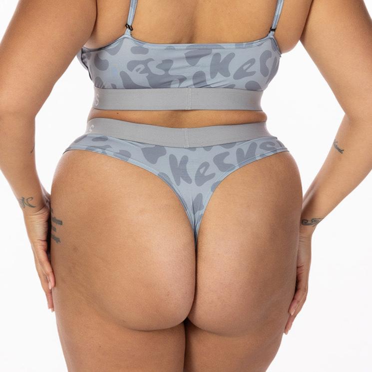 Liquid Grey Lounge Bralette - Kecks