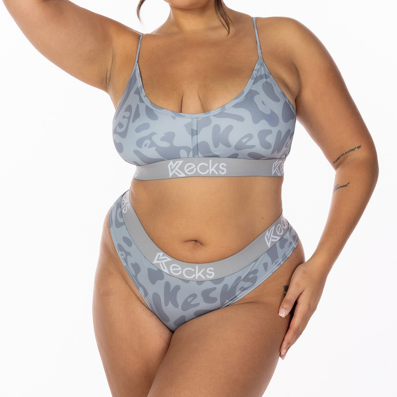 Liquid Grey Lounge Bralette - Kecks