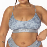 Liquid Grey Lounge Bralette - Kecks
