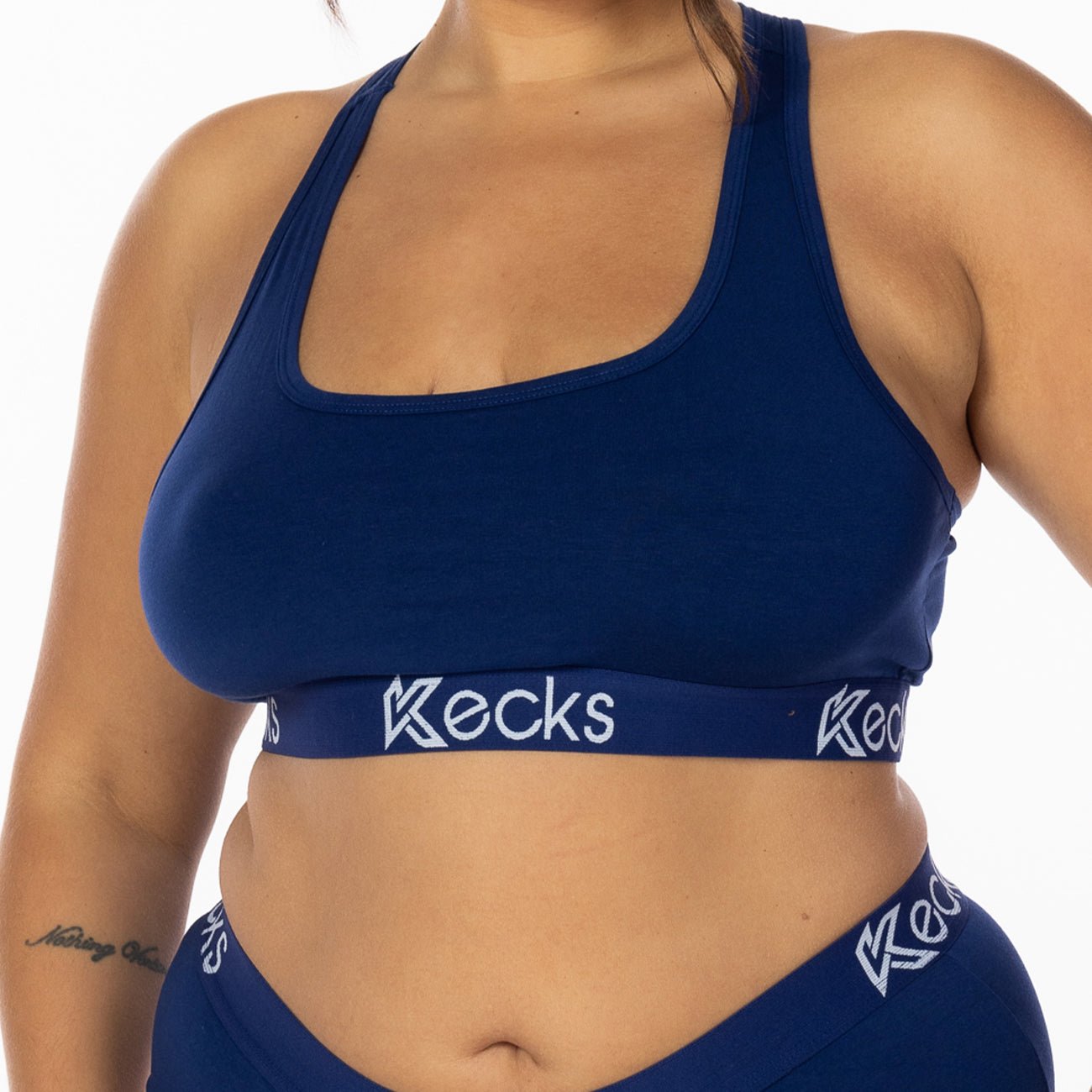 Navy Modal Sports Bralette - Kecks