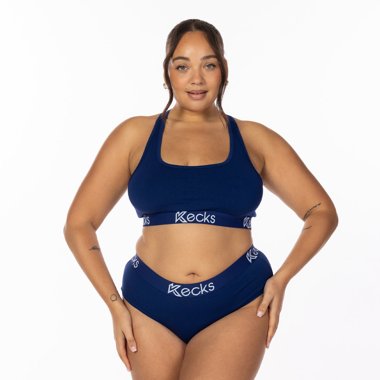 Navy Modal Sports Bralette - Kecks