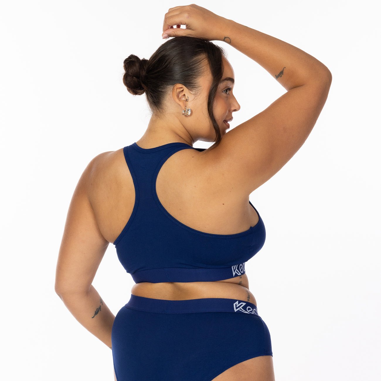 Navy Modal Sports Bralette - Kecks