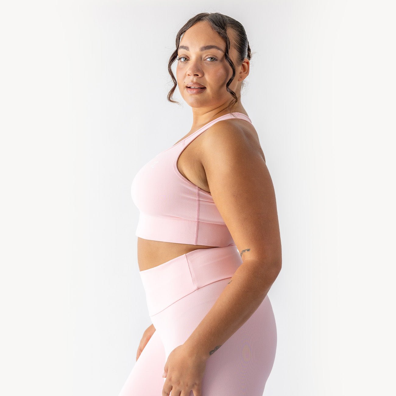 Pastel Pink Active Sports Bra - Kecks