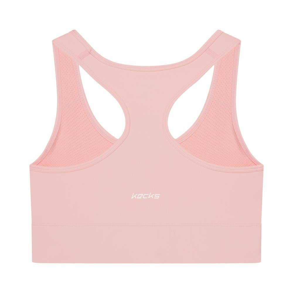 Pastel Pink Active Sports Bra - Kecks