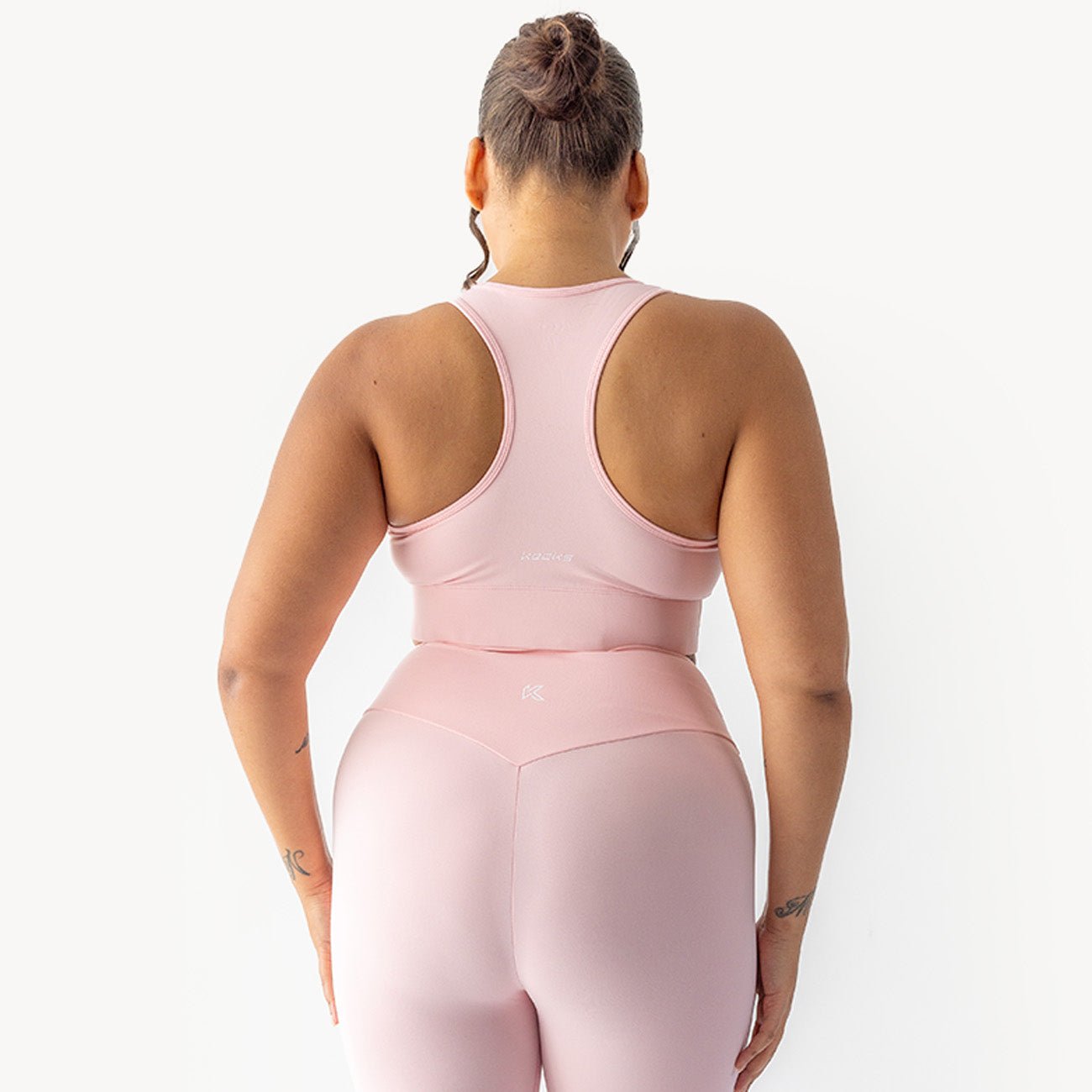 Pastel Pink Active Sports Bra - Kecks