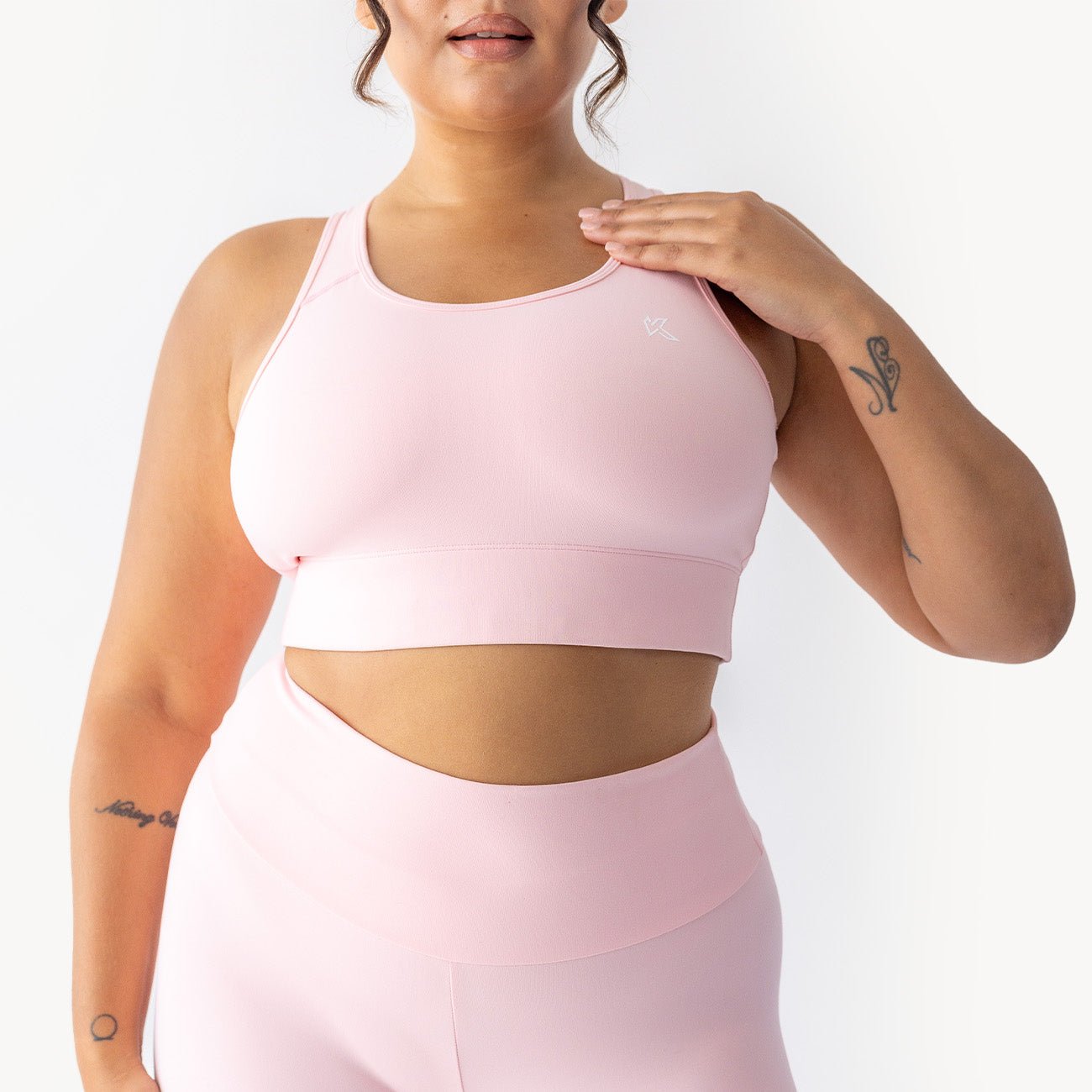 Pastel Pink Active Sports Bra - Kecks