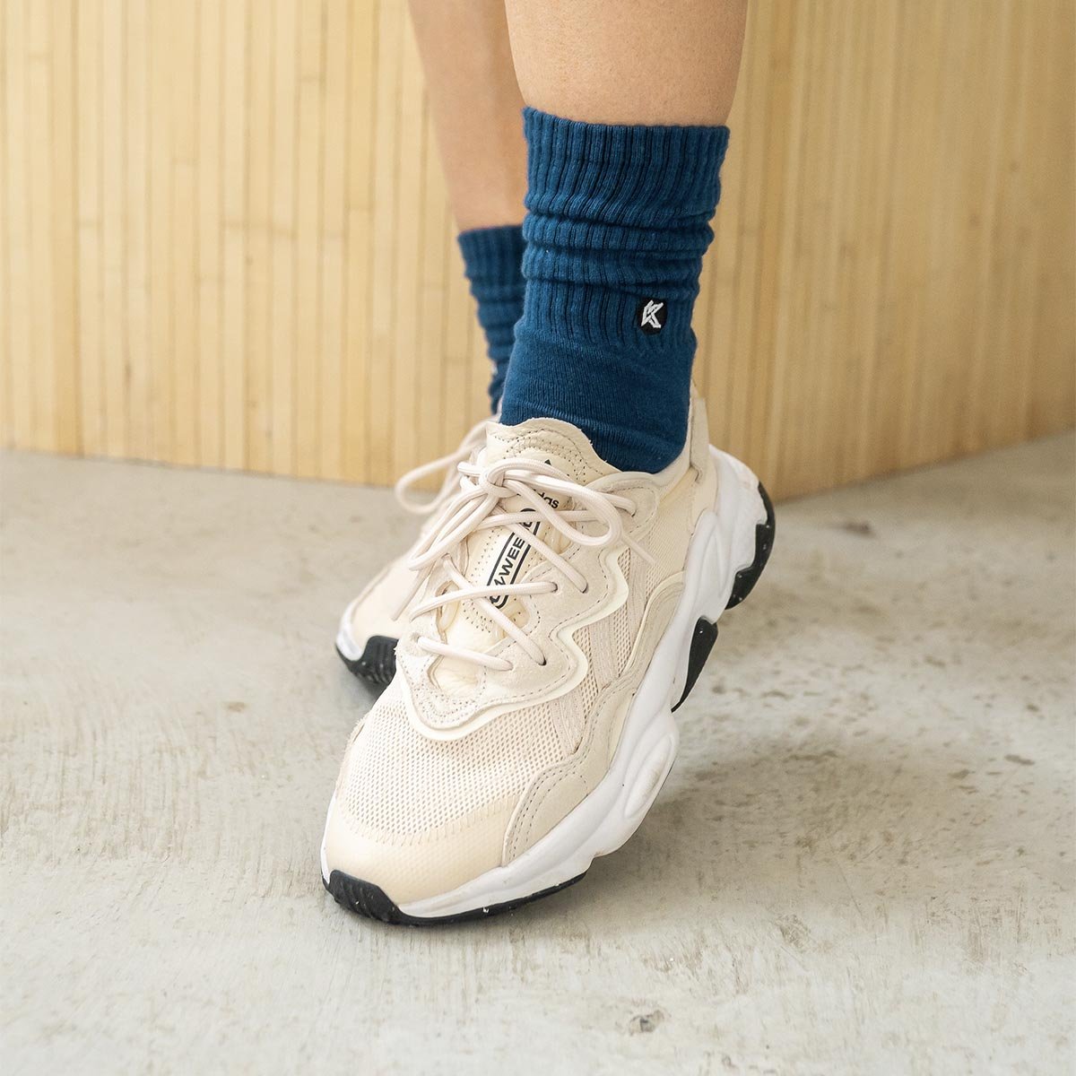 Petrol Blue Crew Sock - Kecks