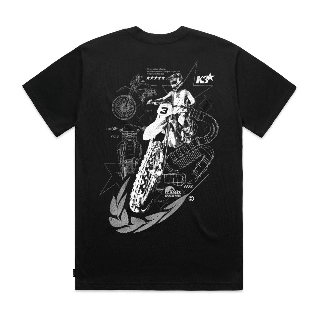 Phase Black Tee - Kecks