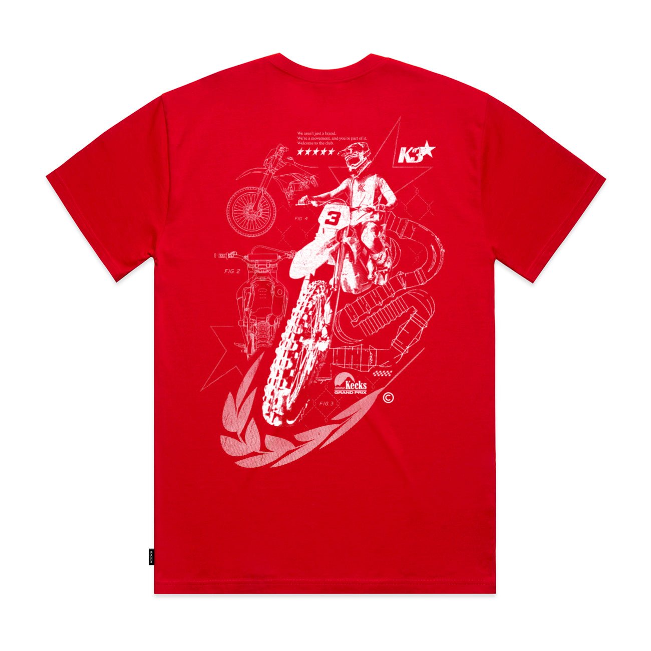 Phase Red Tee - Kecks