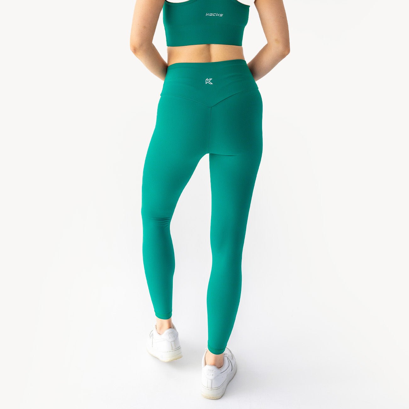 Pine Green Active Leggings - Kecks