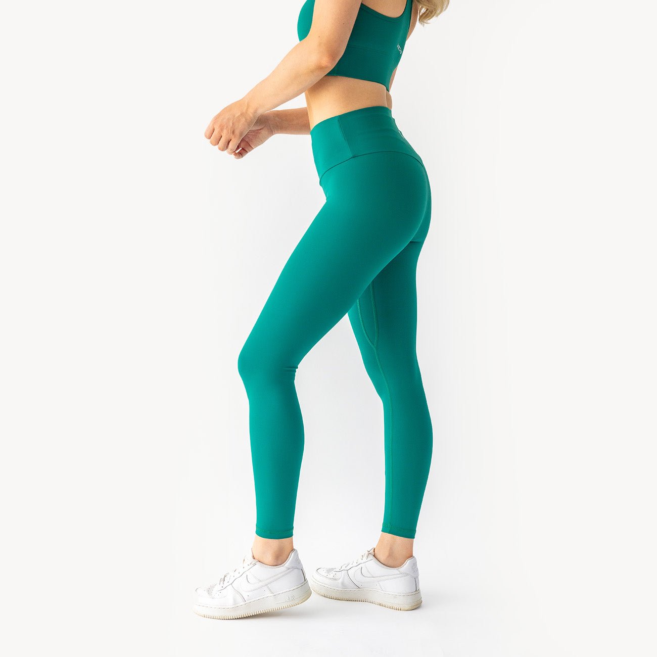 Pine Green Active Leggings - Kecks
