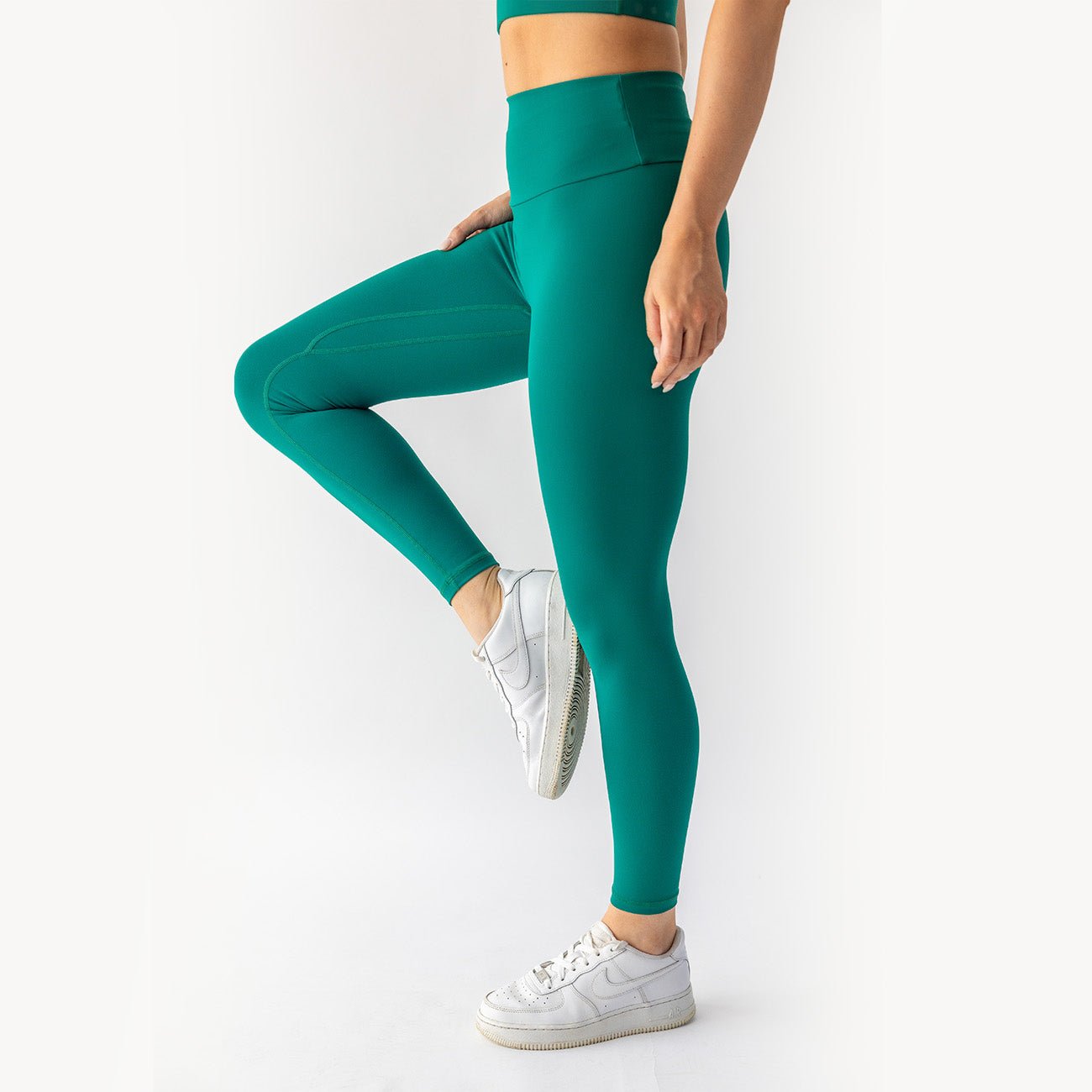Pine Green Active Leggings - Kecks
