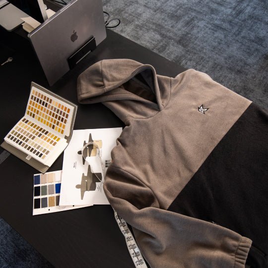 Polar Fleece Hoodie Moss / Black - Kecks